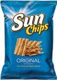 SELECTED SUN CHIPS SNACKS