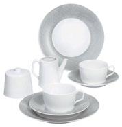 5 cm, 6 1/2 99A214-37439-1 Ø 21 cm, 8 1/4 99A214-37440-1 STARTER SET 27-piece set: 2 tea cups, 2 coffee cups, 1 creamer, 1 pot, 1 sugar bowl, 2 plates (Ø 24 cm, 9 1/2 ), 2 bowls and 2 egg cups in