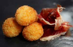 A truly lovely croqueta made with lots of tasty ibérico ham in a delicious béchamel