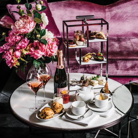MADAME C L I C Q U O T HIGH TEA Executive Chef, Daniel Menzies, and Head Pastr y Chef, Andria Liu, have reimagined the classic high tea to mar k the 200th anniver sar y of the first known blended