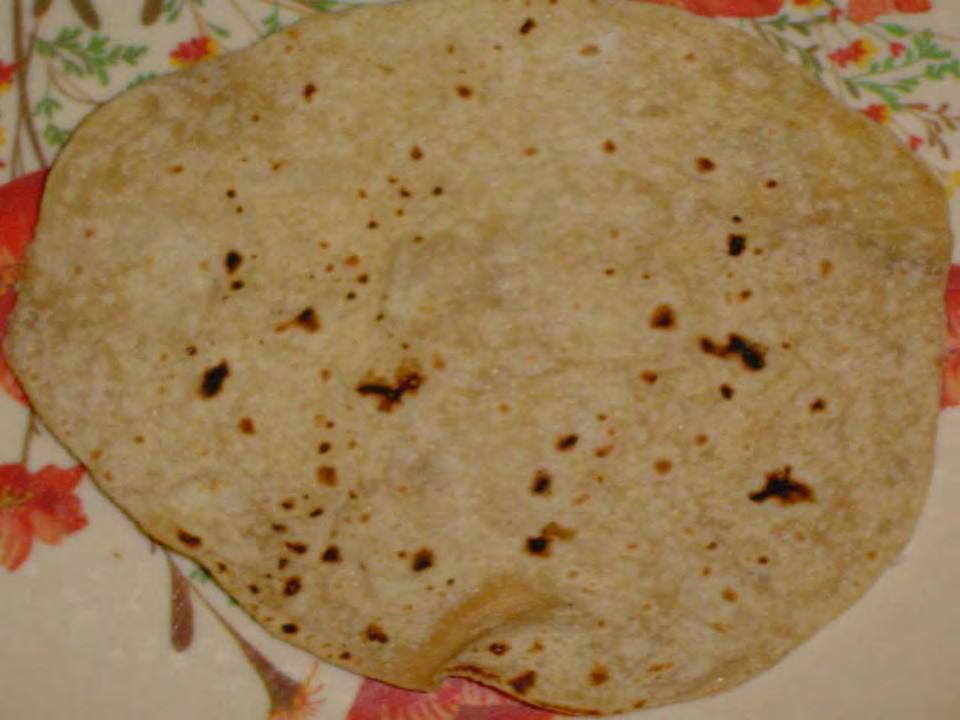 CAULIFLOWER ROTI Roti is the traditional Indian