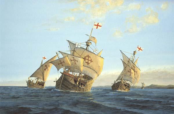Columbus s Fleet Niña Pinta Santa Maria