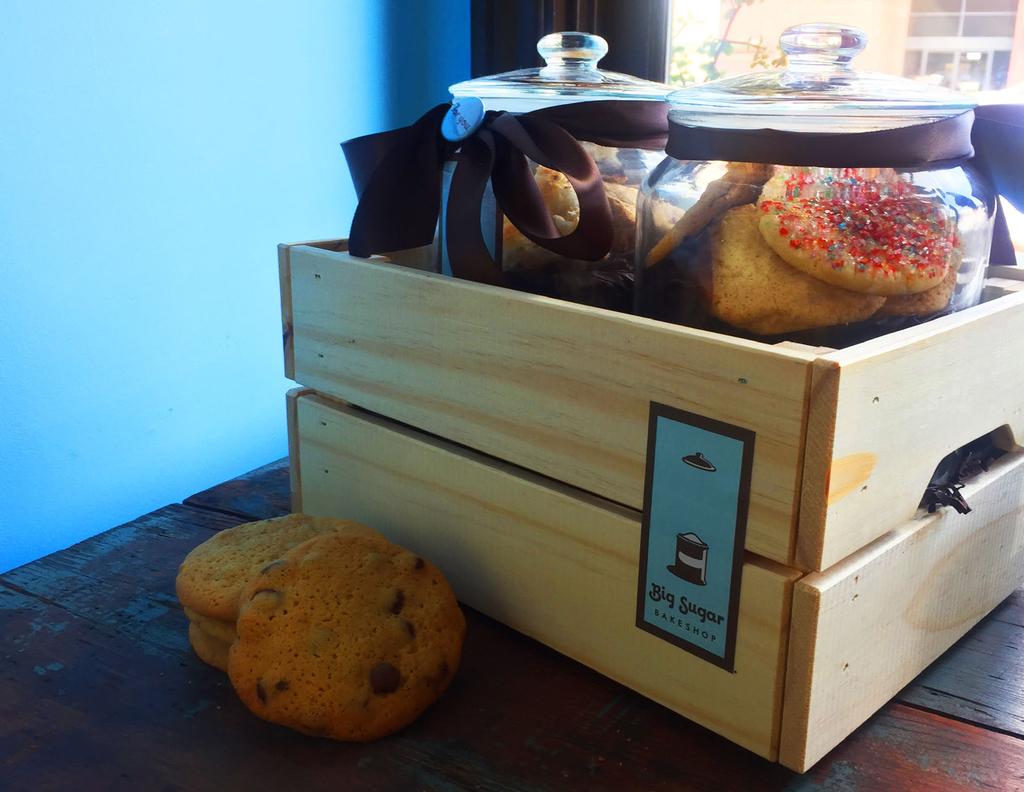 Gift Jars in a Wooden Crate - $100 