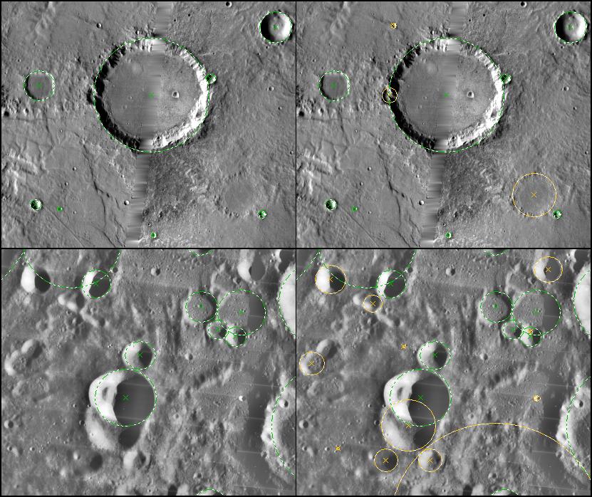 Goran Salamunićcar: Detekcija kratera iz digitalnih topografskih slika 129 9.2.3.