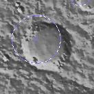 Goran Salamunićcar: Detekcija kratera iz digitalnih topografskih slika 26 Katalog kratera za svaki krater sadrži barem koordinate centra i radijus.