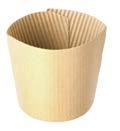 Clutches Uses: To be used with any single wall hot cups Material: CARD: CORRUGATED BOARD