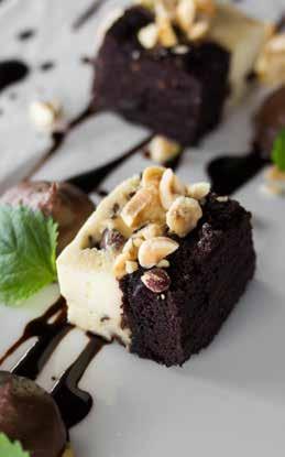 DESSERTS Select one dessert to serve guests Dark Chocolate Terrine Maldon Salt, Cold-Pressed