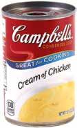 5 oz.); or Campbell s Gravy (10.5 oz.) No Yolks Noodles or Dumplings 1 oz.