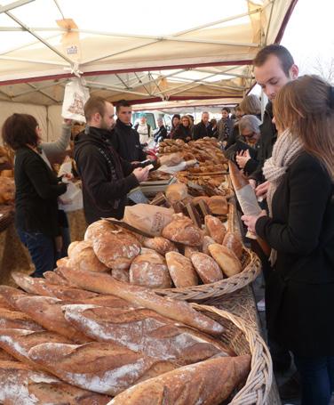 Despite a decline in consumption, the French are still big consumers of bread and tend to eat it with every meal.