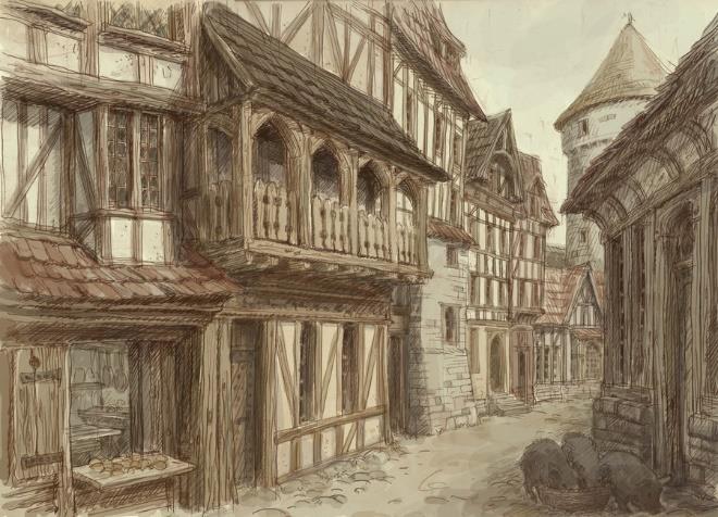 Medieval towns were: Small Crowded Dirty Fire-traps Polluted Unhealthy Built around a church or cathedral Provided