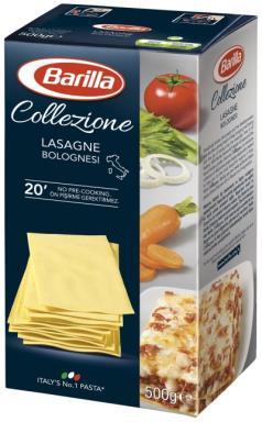 PASTA LA COLLEZIONE (SPECIALITIES) In the ancient and prestigious city of Bologna, the richness of their cuisine is a statement of their hospitality and love for life.