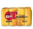 79 San Miguel Bottles, 10k, 10 x 330ml Tennents Lager Cans, 8k,