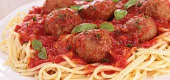 cooked onion base Spaghetti with fresh meat balls