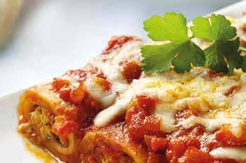cheese ravioli, tomato sauce, parmesan cheese with