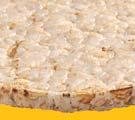 Cerbona Wheat Cakes - natural 90 16 1,44 90 6 12 Whole grain, 14 thin slices Cerbona Wheat Cakes - slightly salted 90 16 1,44 90 6 12 Whole grain, with sea