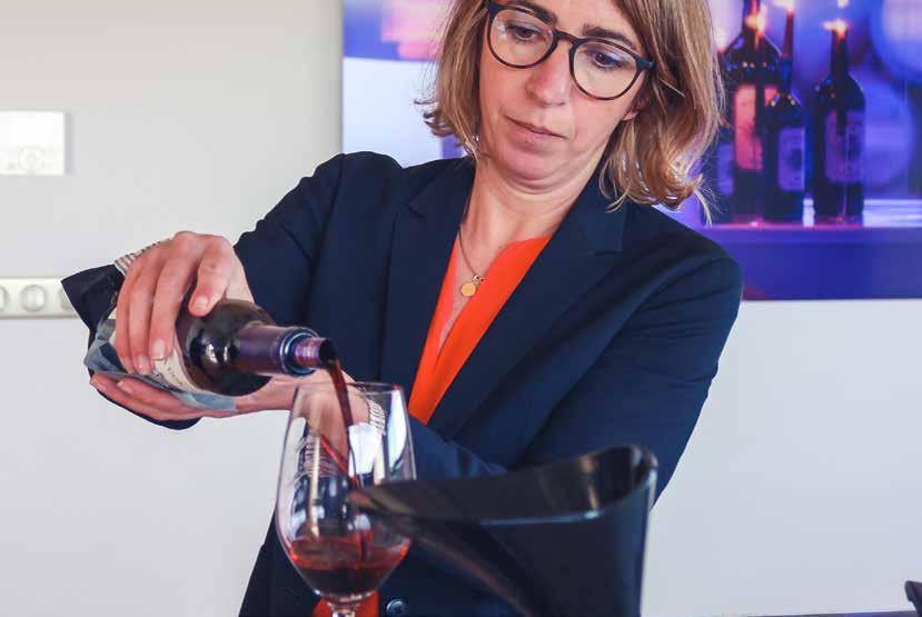 Tasting at Chateau La Conseillante with Marielle Cazaux. vintages with fruit and a multi-dimensional fruit profile and impressive mid-palate and very long finish.