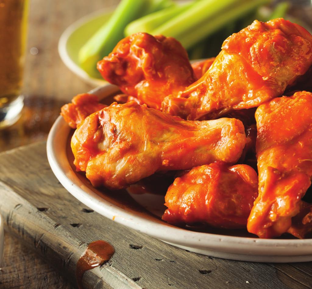 Our Famous BUFFALO WINGS Hot, Mild, Honey
