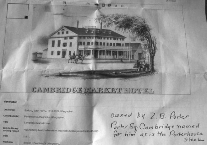 In case it is hard to read, The Cambridge Market Hotel was