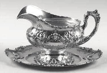 French fashion was highly influential in 18th century England where by1750 such sauce boats were copied in English silver (see Fig. 1).