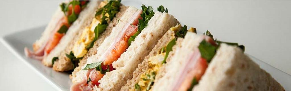 ALDWICK FINGER BUFFET (Minimum of 20 guests) A selection of freshly prepared sandwiches, tortilla wraps, multigrain croissants with a variety of fillings: Mature Lye Cross cheddar with home-made