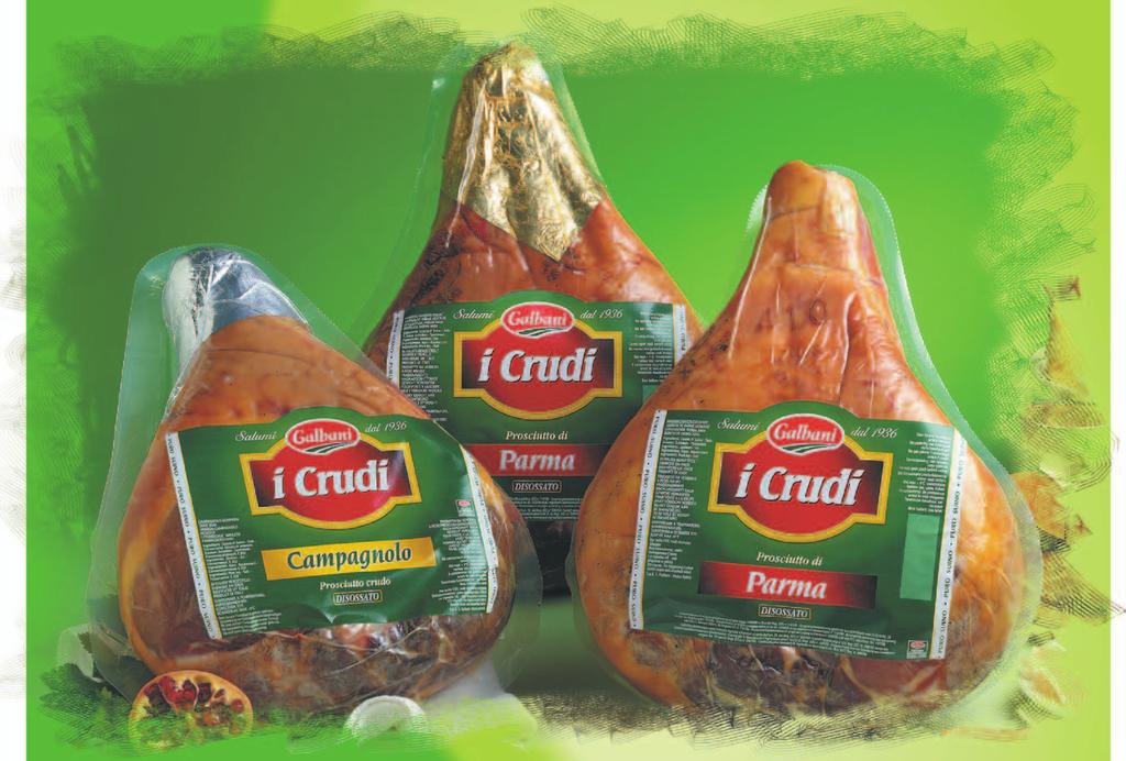 Cured Hams Galbani selects high quality cured hams from different Italian regions.