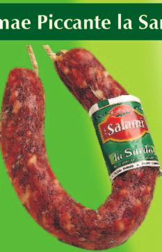 The Salami Mugnano is perfect as an appetizer, in sandwiches and also recommended as a pizza topping. Available in a 2.