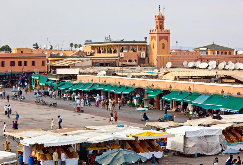 produced goods; the Henna Souk; the Maristan (an old hospital built in 1286 now with stalls selling ); and the Attarine Medersa (Koranic school dating back to the XV century).