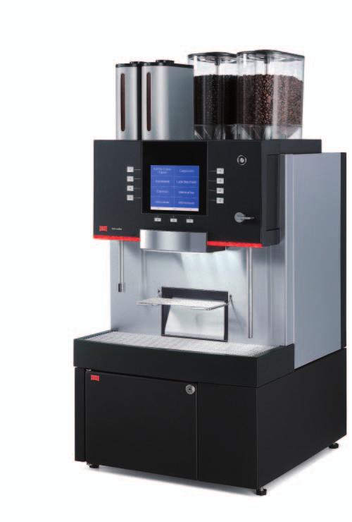 Variable Pressure System (VPS) Maximum quality is ensured by the variable contact pressure for each coffee speciality.