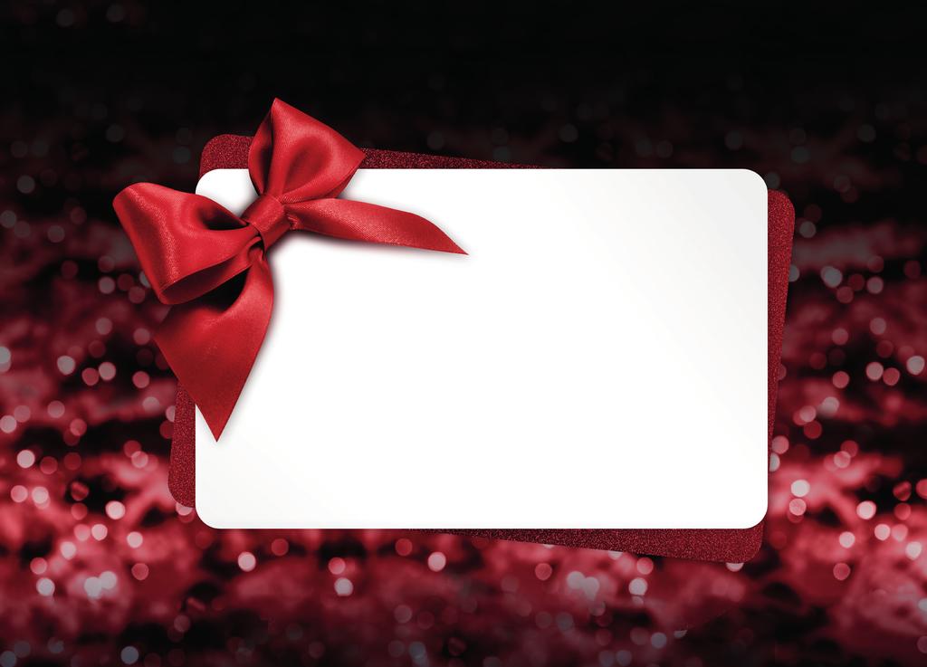 Gift Ideas Gift vouchers are available for a range of services throughout the hotel.