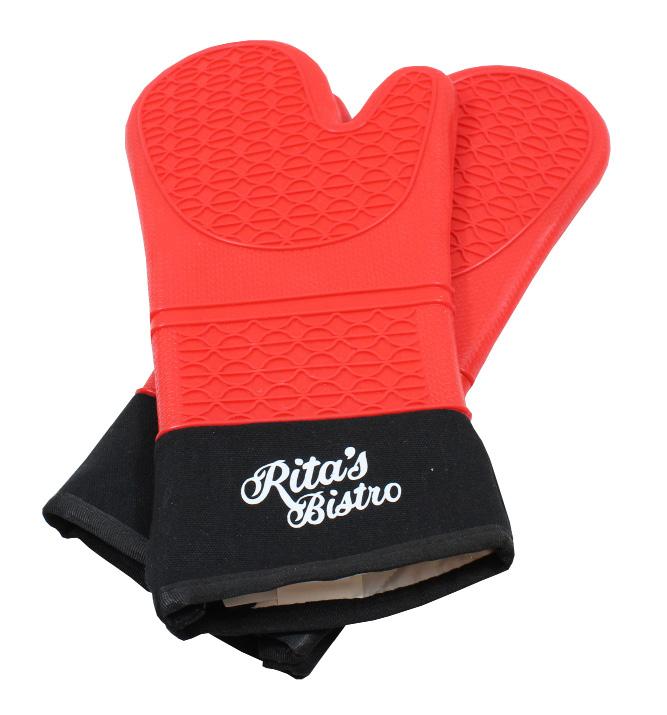 SILICONE GRILLING GLOVES, SET OF 2 SKU: BBQGLOVE Protect yourself in style with TableCraft's Silicone Grilling Gloves.