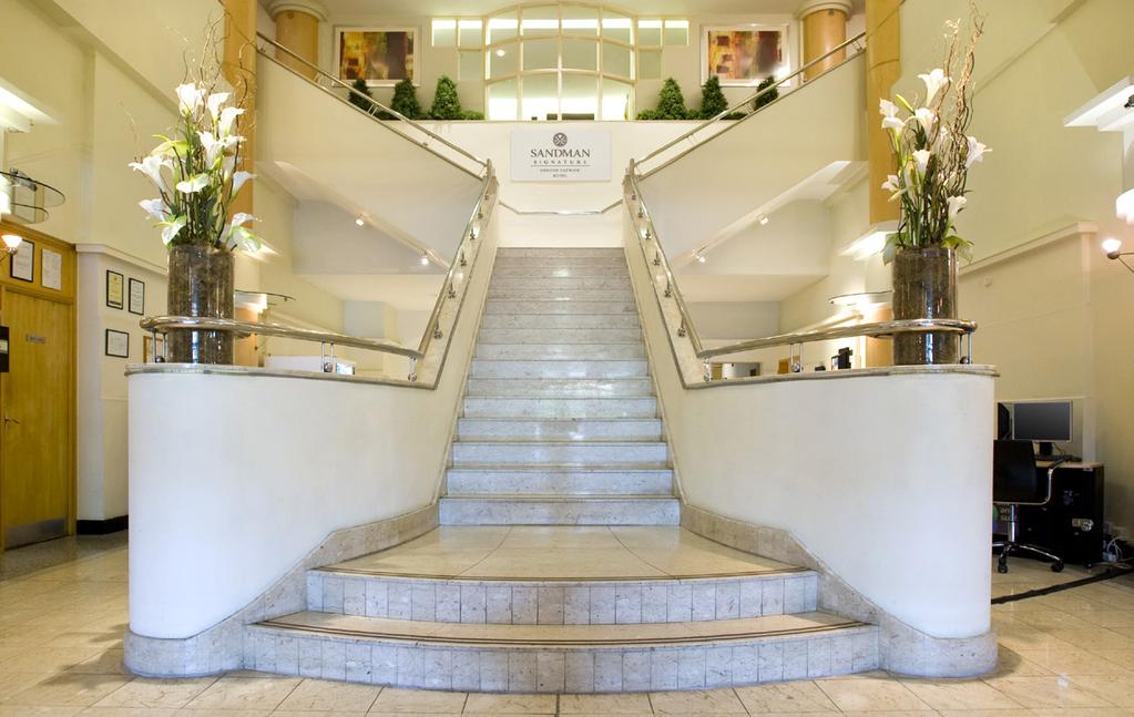 Congratulations & Welcome to Sandman Signature London Gatwick Hotel Sandman Signature London Gatwick Hotel is a modern and stylish hotel, boasting a magnificent marble staircase for fabulous wedding