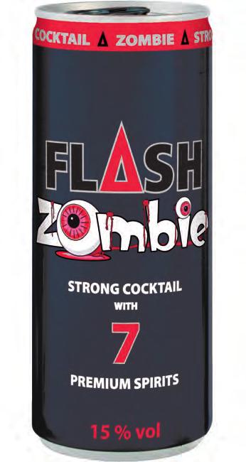 FLASH ZOMBIE Strong Mix Drink 250 ml can What s in your head? Flash Zombie brings even the most musty guys back from the dead.