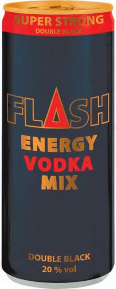 FLASH Energy Vodka Mix 250 ml can The party is now! Flash Energy Vodka Mix gives a clear signal against any kind of average, against wussy-boys and wimps.