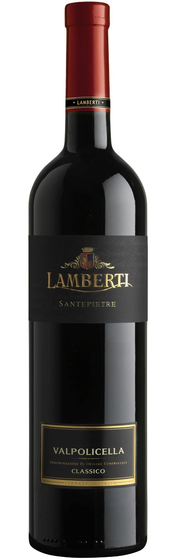 WINES Lamberti Santepietre Valpolicella Classico DOC 2015 Italy Veneto Wine Introduction Selected parcels from the hills of the DOC Classico zone in the north-west of Verona, averaging 200 metres