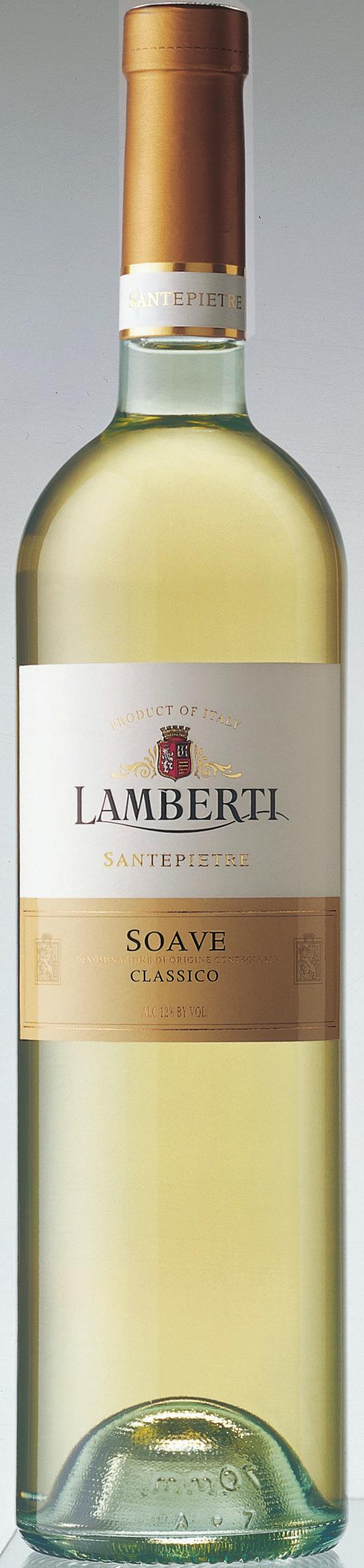 WINES Lamberti Santepietre Soave Classico DOC 2015 Italy Veneto Wine Introduction Selected parcels from the hills of Soave and Monteforte d Alpone, 300 metres above sea level in the Classico DOC