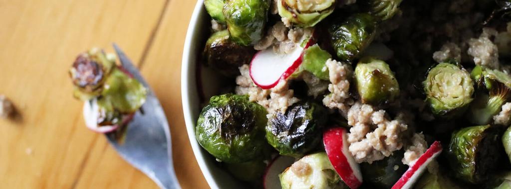 Keto Roasted Brussels Sprouts Caesar Salad 8 ingredients 1 hour 4 servings 1. Preheat oven to 400ºF (204ºC).