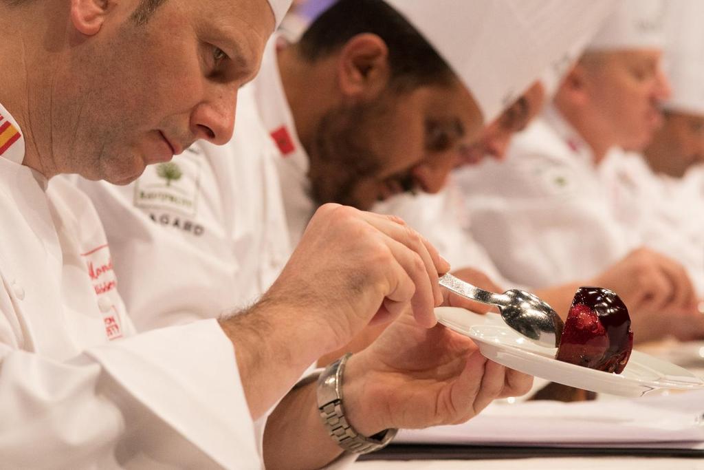 MARKING CRITERIA, PRIZES AND AWARDS MARKING CRITERIA TECHNICAL WORK Hygiene, punctuality, organization and dexterity TASTING 1. Ice fruit entremets: Flavour, slitting, and originality 2.