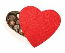 Valentine Hearts & Gift Boxes RED & WHITE HEART MINI