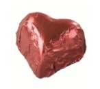 76 English Foiled Chocolate Hearts - Solid Milk 200
