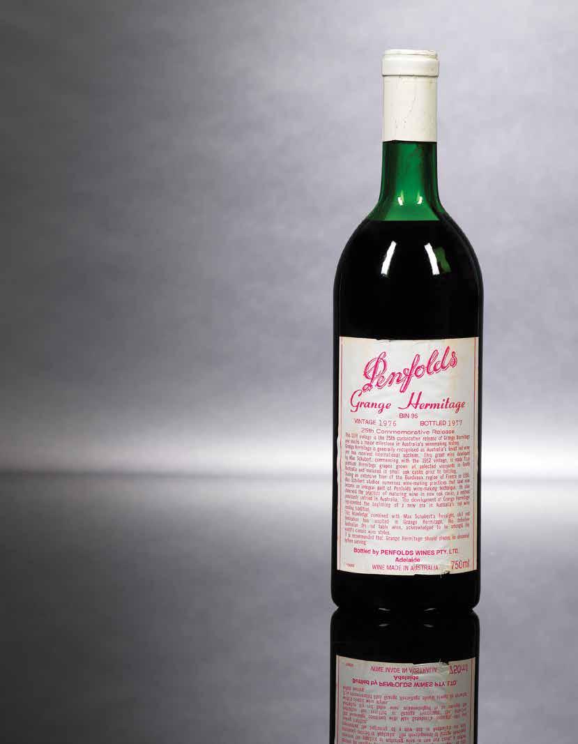 AustRALIA Penfolds Grange Penfolds first vineyard was established in 1844 at Magill, South Australia, by Dr. Christopher Rawson Penfold.