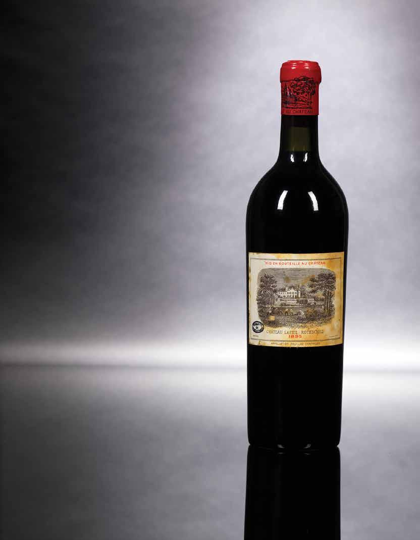 Rarest 19th-century Lafite (Lot 407) This rare bottle of Lafite was sold in 1997 by Sotheby s as part of the famous Kammerer Collection.