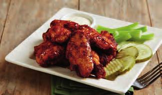 signature sauces or dry rubs (cal. 750) 12.25 BONELESS WINGS A full pound of all-white-meat boneless wings tossed in your choice of our signature sauces or dry rubs (cal.