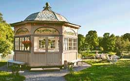 Conference in the Gazebo - available all year around! The gazebo is a popular solution for the small conference group. The round house sits with a magnificent 360 view over the Djurgårds canal.