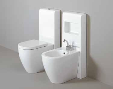 Niagara complemento con ripiano per bidet Link Back to Wall panel with shelf to suit Link Back to Wall bidet 130 690 405 305-0 100-405 145 985 255 100- -0 art.