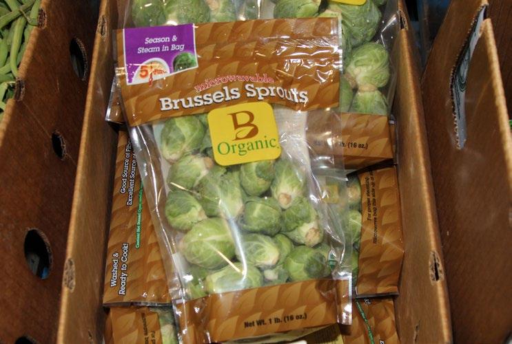 Og Brussels sprouts The next 4 weeks look to be the best time of the year to promote Organic Brussels Sprouts. Mexican Organic Brussels Sprouts are in strong supply this week. Quality is very good.