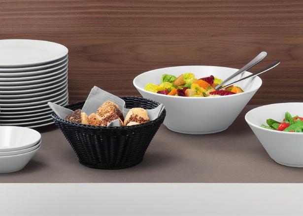 prepared with care. Bauscher offers a wide range of attractive collections for a variety of meal concepts and budgets.