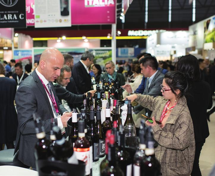 ProWine China in Shanghai closed with a recordbreaking result ProWine China 2018 achieves resounding success and growth with more than 18,900 visitors Exhibitor number and exhibition area have