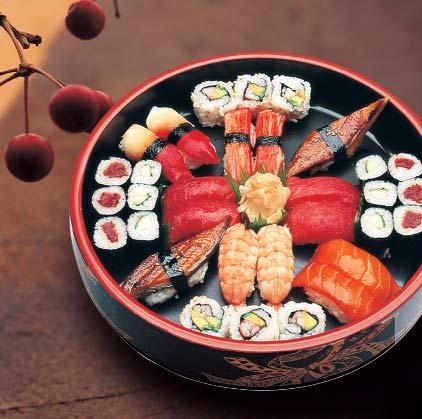 w/ tuna roll Salmon Lover 21 6 pcs sashimi & 4 pcs sushi w/ salmon roll Unagi Don 17 Broiled eel over seasoned rice Chirashi Deluxe 18 A variety of raw fish over seasoned rice Maki Combo A 13 Tuna,