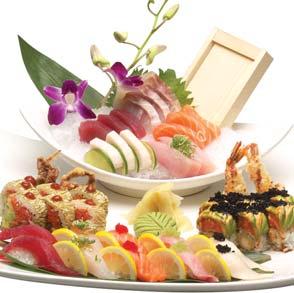 23 6 pcs sushi and 10 pcs sashimi w/ California roll Mizu Sushi Special (For 2) 39 18 pcs sushi with one tuna roll & one dragon roll Mizu Sashimi Special (For 2) 42 34 pcs sashimi assorted Love Boat