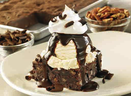 Chocolate Thunder From Down Under IRRESISTIBLE DESSERTS Chocolate Thunder From Down Under An extra generous pecan brownie topped with rich vanilla ice cream,